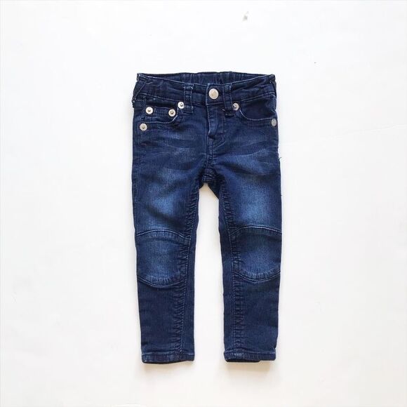 True Religion knee patch skinny jeans EUC 2T - Picture 1 of 4